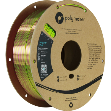 Polymaker PolyLite PLA Silk Dual Color - Aubergine - 1.75mm - 1kg